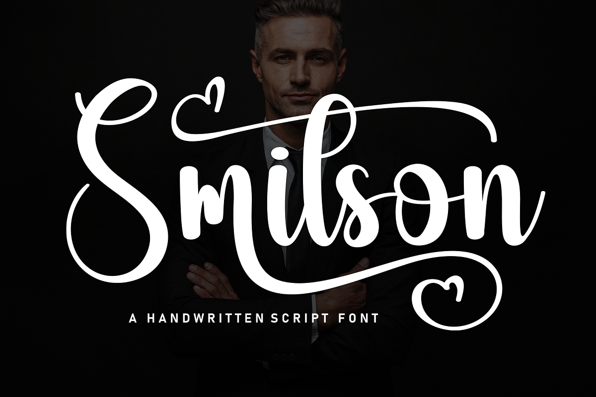 Smitson | Script Font, a Handwritten Font by Scratchones (Photo 1 of 9)