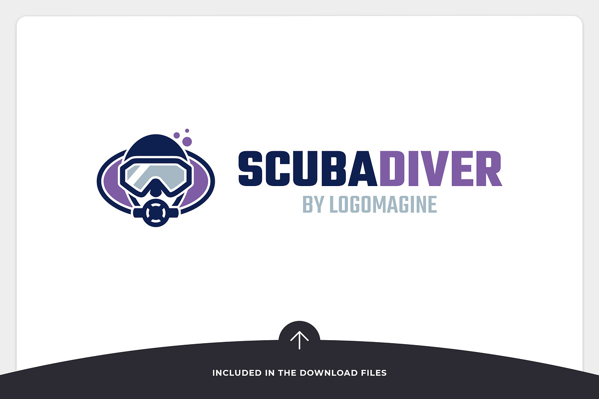 Scuba Diver Logo Template, a Branding & Logo Template by LOGOMAGINE (Photo 15 of 16)