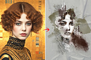 Watercolor Mixed Media Art Effect, an Action Add-On by Photoshop Action (Thumbnail 2 of 12)