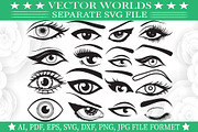 Eyes Svg, Man, Woman, Nurse Svg, an Object Graphic by VectorWorlds (Thumbnail 1 of 3)
