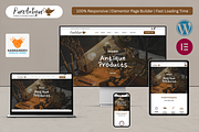 Antique & Art Gallery Template, a WordPress Template by HasnainDEV (Thumbnail 1 of 6)