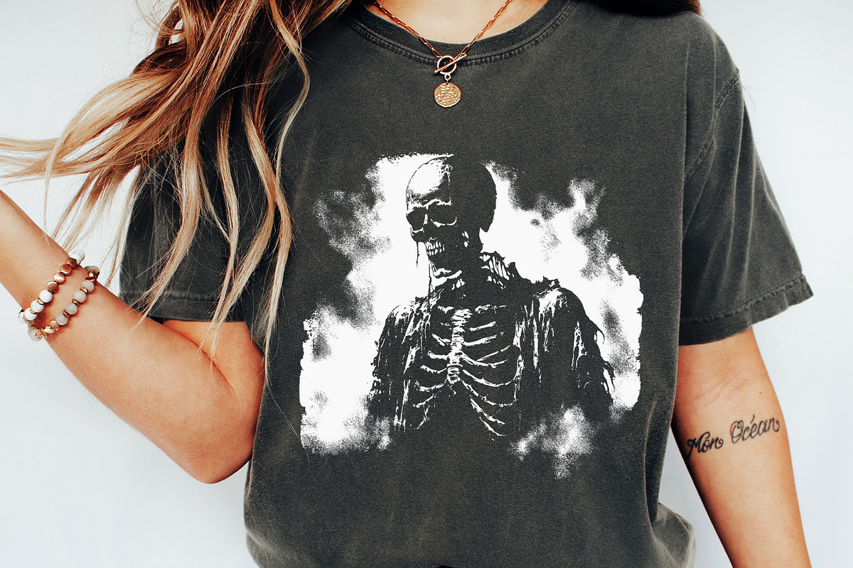 Emerging Skeleton PNG, Haunting Mist, an Illustration by SharpMarketplace