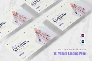 Ski Vanota Landing Page