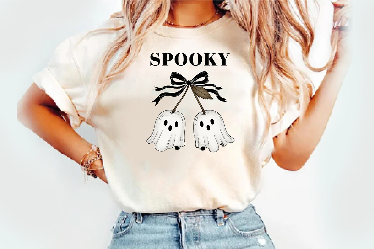 Halloween png, Spooky Ghost  png, an Illustration by Watercolor design (Photo 3 of 3)