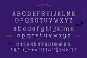 Boneplay Halloween Display Font, a Symbol Font by Vadovastd (Thumbnail 2 of 7)