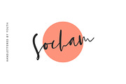 Socham Script, a Handwritten Font by supfonts (Thumbnail 1 of 7)