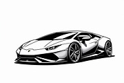 Luxury Car Clipart Vector Bundle, an Illustration by Creativeshirt (Thumbnail 6 of 9)