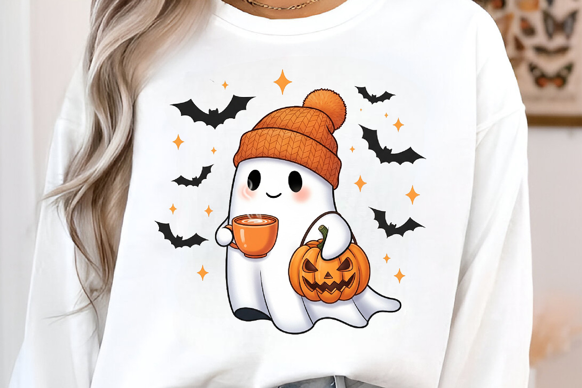Cute ghost png, Halloween png, an Illustration by Designworld (Photo 2 of 6)