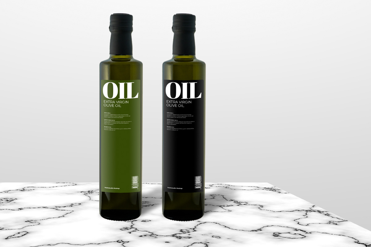 Olive oil - Bottle mockup, a Packaging Mockup by Makestudio (Photo 3 of 5)