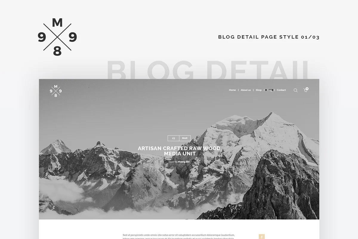 M989 Website Template Design UI Kit, an App Template by Capi Product (Photo 12 of 18)