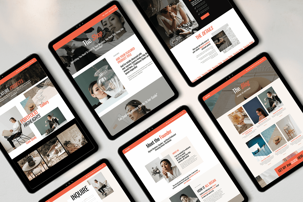Squarespace Website Template Coach, a Squarespace Template by Presentibox (Photo 5 of 11)