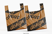 Brown Plastic bag mokcup bundles, a Packaging Mockup by Ambo Ampeng (Thumbnail 8 of 19)