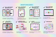 1000 Templates Brand Kit Pastel, a Social Media Template by CopertiniStudio (Thumbnail 2 of 8)