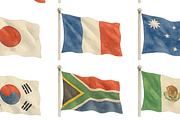 International Flags Collection, an Object Graphic by RT Studio (Thumbnail 4 of 4)