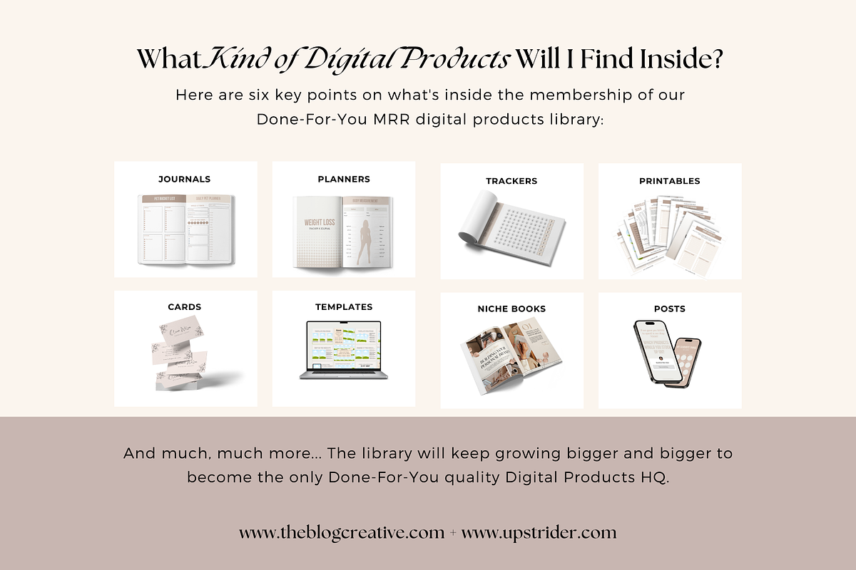 The Digital Products Library MMR, a Social Media Template by The Blog Creative (Photo 7 of 10)