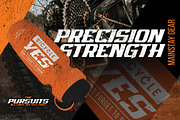 THE PURSUITS - All Caps Sporty Font, a Font by Gassstype (Thumbnail 8 of 9)