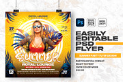 Summer Party Flyer Design Template, a Flyer Template by Shajib Shikder (Thumbnail 1 of 2)