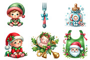 Christmas Babyshower Cliparts Bundle, an Illustration by SinaCreation (Thumbnail 4 of 7)