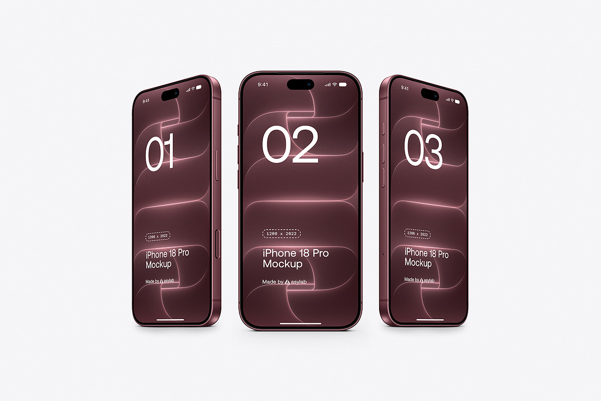 iPhone 18 Pro - 24 Mockups Scenes, an iPhone Mockup by Asylab (Photo 17 of 54)
