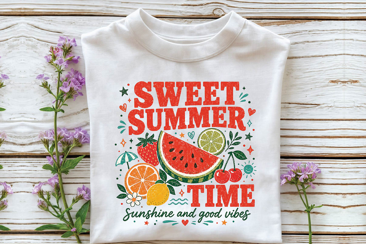 Sweet Summer Time Sublimation PNG, a Seasonal Illustration by DreamPrint404 (Photo 2 of 6)