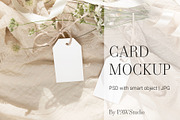 Card Mockup 2x3.5 Tag 2 Label WBF, a Product Mockup by PawMockups (Thumbnail 1 of 10)