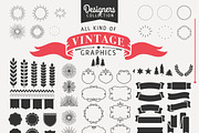 240 Styled Ribbons,Starbursts, Shape, an Education Illustration by VectorBakery (Thumbnail 1 of 3)