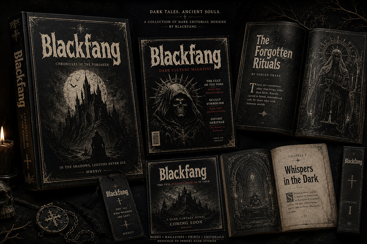 Blackfang – Gothic Blackletter Font, a Blackletter Font by Wow Magic (Photo 2 of 4)