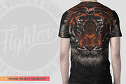FIGHTER - Tiger vector illustration, an Animal Illustration by Artistic & Unique (Thumbnail 17 of 17)