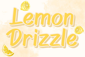 Lemon Drizzle - Handwritten, a Handwritten Font by Charmingbear59.design