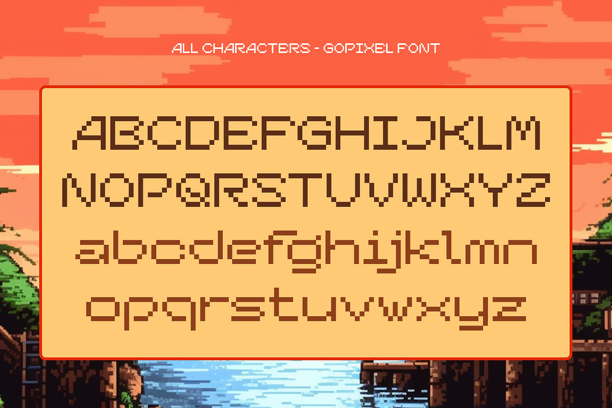 Go Pixel, a Symbol Font by Ditatype (Photo 9 of 10)