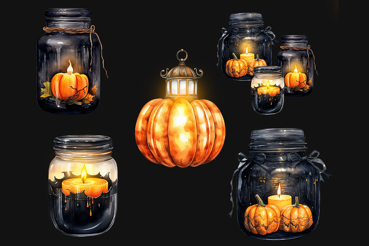 Halloween String Light PNG Overlays, an Object Graphic by PixelJungle (Photo 6 of 6)