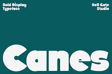 Canes Bold Display Typeface