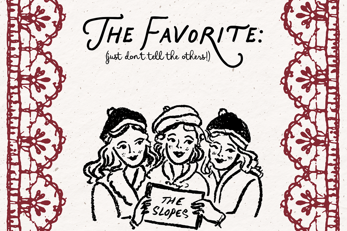 Ski Girls Clipart, Winter Doodles, a Person Illustration by The October Creative (Photo 5 of 6)