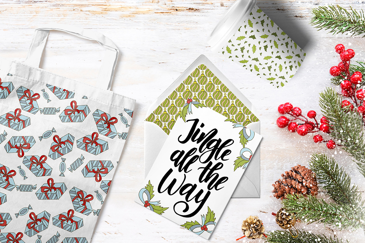 Winter Collection-Lettering+Clipart, a Decorative Illustration by Astarte_design (Photo 6 of 12)