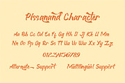 Pissanand Handwriten Vintage, a Script Font by Rocket Template (Thumbnail 7 of 8)