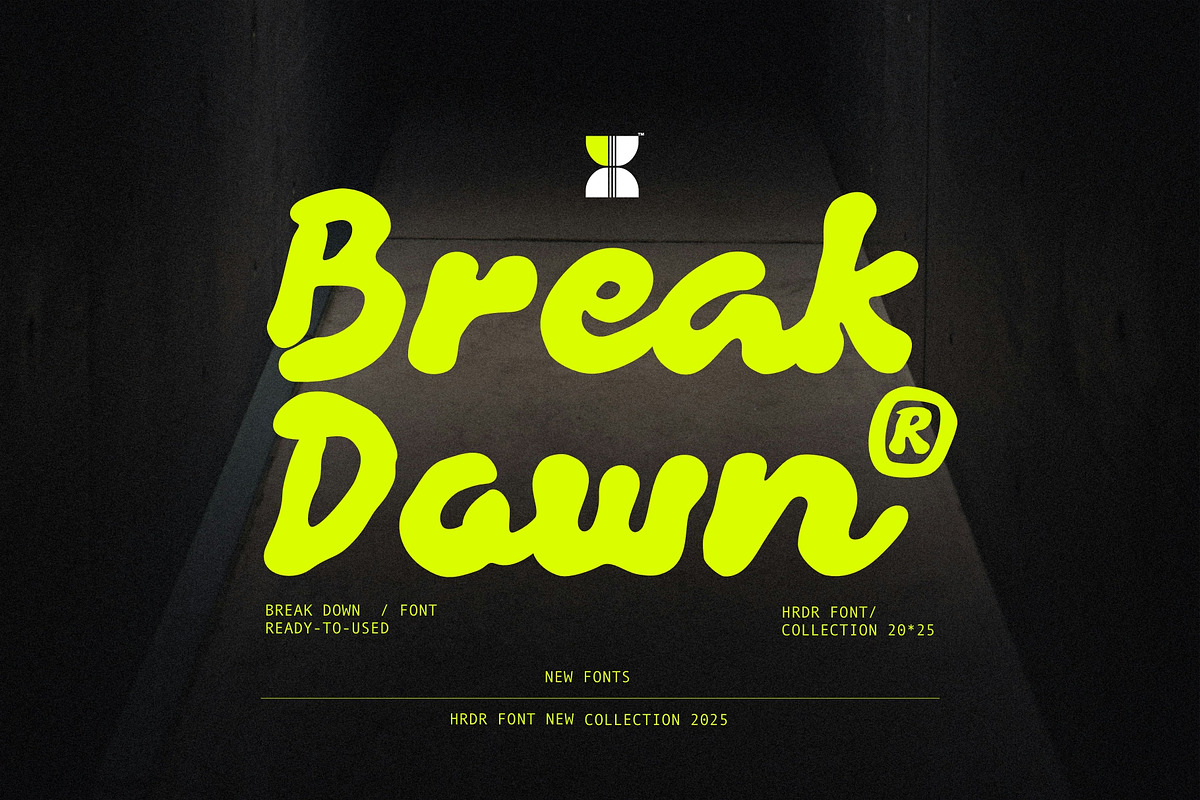Break Down | New Font, a Script Font by HRDR (Photo 1 of 12)