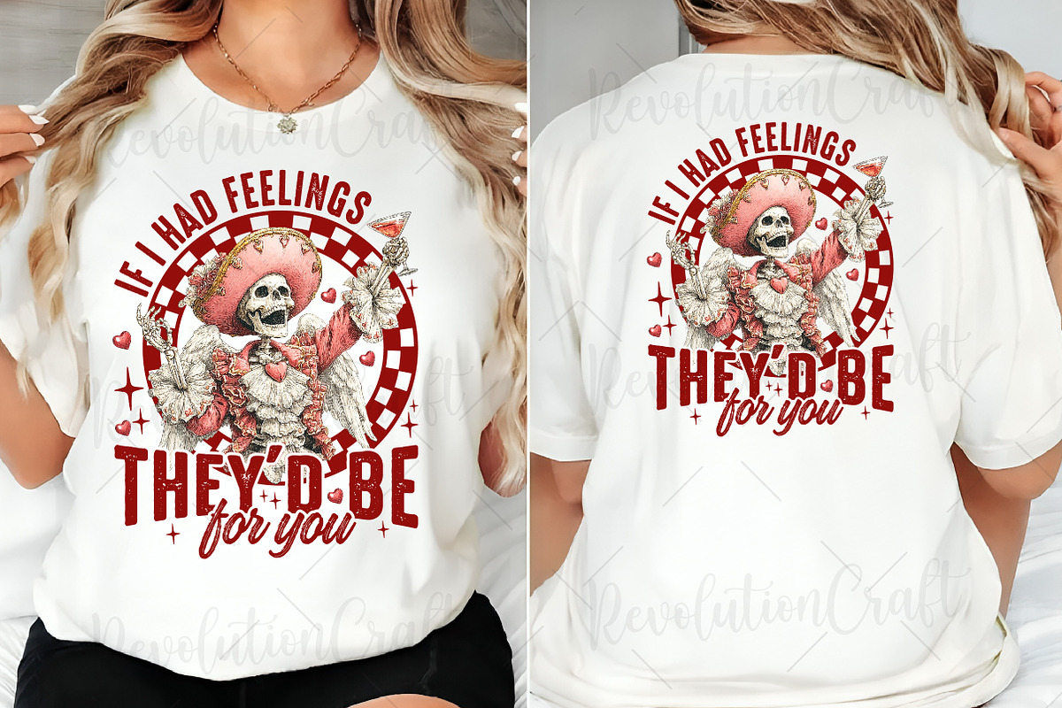 Funny Valentine's Day Skeleton Png, an Illustration by OK Design (Photo 4 of 6)
