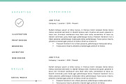 3 Page Resume Template | INDD + DOCX, a Resume Template by BlackDotResumes (Thumbnail 6 of 6)