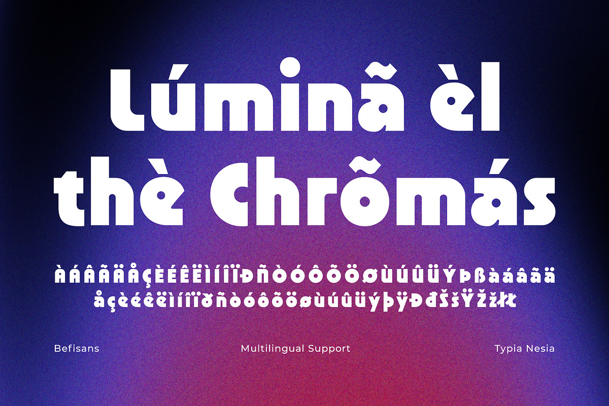 Befisans - Bold Clean Retro Sans, a Sans Serif Font by Typia Nesia (Photo 4 of 13)