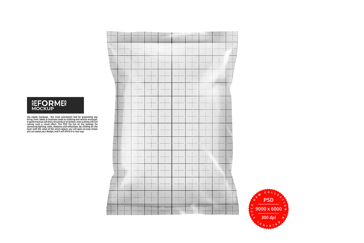 Plastic Bag Mockup, a Packaging Mockup by Reformer Mockup (Photo 7 of 8)