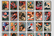 1000 Japanese Wall Art Prints Bundle, a Decorative Illustration by Selenique Studio (Thumbnail 10 of 12)