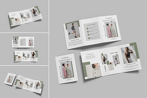 A5 Trifold Brochure Mockup, an Advertising Mockup by Hubzway