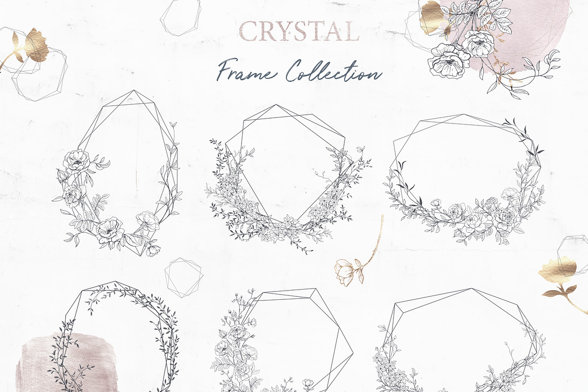 Rich Botanicals & Monograms, a Texture Illustration by Pink Ocean (Photo 4 of 17)
