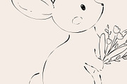 Ink Brushes for Adobe Illustrator, a Brush Add-On by Jenteva Art (Thumbnail 7 of 14)
