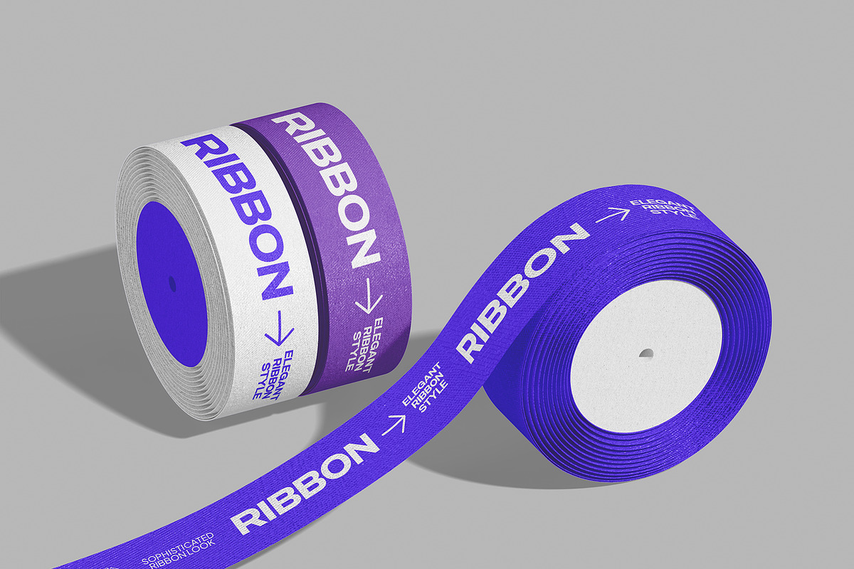 Ribbon Mockup, a Merchandise Mockup by Permadi Creative (Photo 4 of 5)