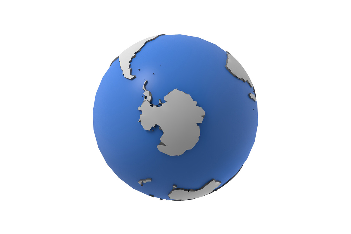 Earth low poly simple design cartoon, an Environmental 3D Model by CGTech (Photo 9 of 24)