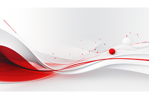 dynamic white and red abstract, an Abstract Photo by pikepicture