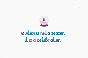 Winter Moodboard | Handwritten Font, a Script Font by Suntype | Sunshine Std (Thumbnail 6 of 9)