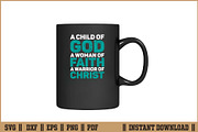 Child God Woman Faith Warrior Christ, a Seasonal Illustration by Handy Arts Studio (Thumbnail 3 of 3)