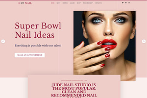 LT Nail Onepage WordPress Theme